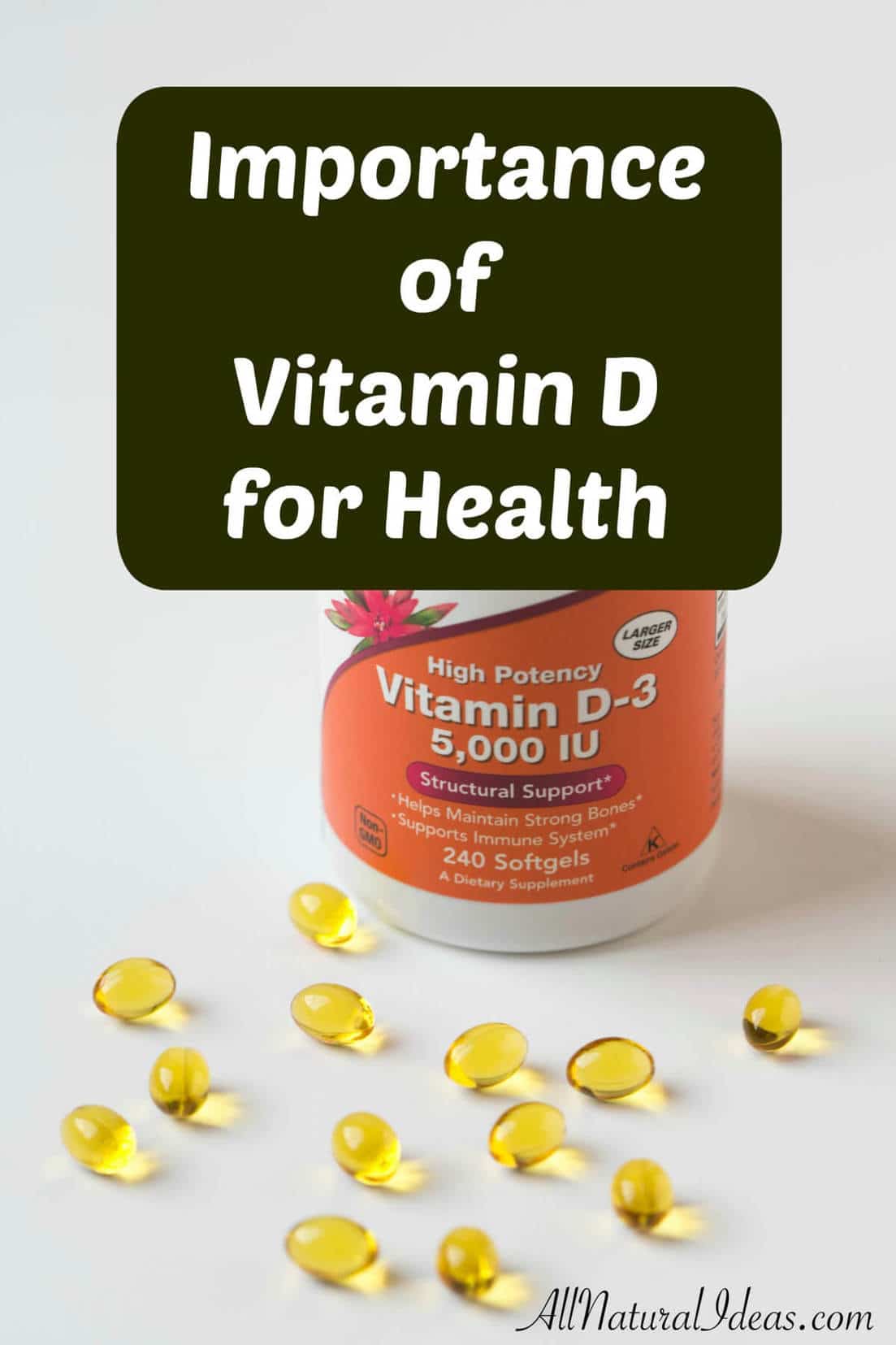What are the vitamin D important functions for health? Vitamin D is needed for healthy bones and to help you fight off infections by boosting immune system.