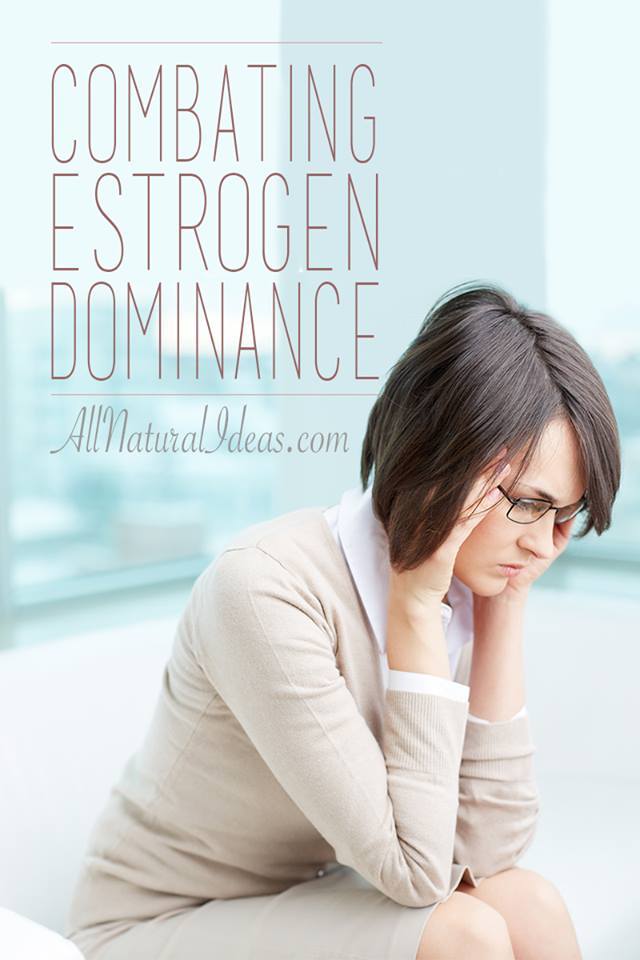 Are you suffering from estrogen dominance symptoms due to elevated estrogen levels? Here's a few of the natural remedies to treat estrogen dominance? | allnaturalideas.com