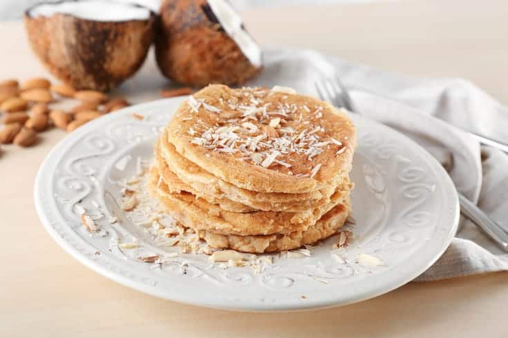 pancakes made with low carb flours
