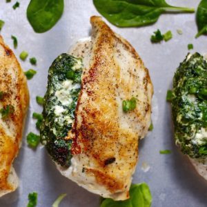 BASIL AND BUBBLY spinachstuffedchickenabove