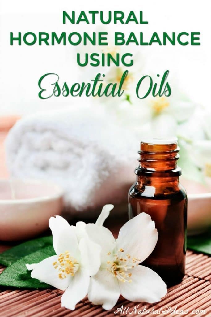 Having trouble losing weight? Feeling irritable lately? It may be hormonal imbalance. Find out to achieve natural hormone balance using essential oils. | allnaturalideas.com