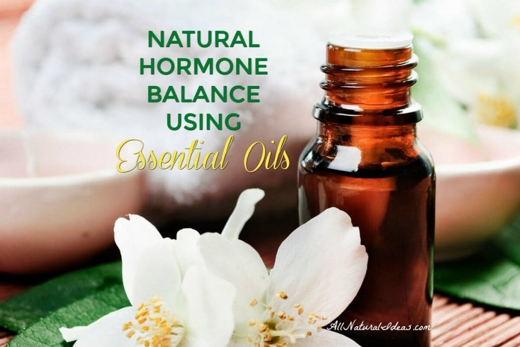 Having trouble losing weight? Feeling irritable lately? It may be hormonal imbalance. Find out to achieve natural hormone balance using essential oils. | allnaturalideas.com