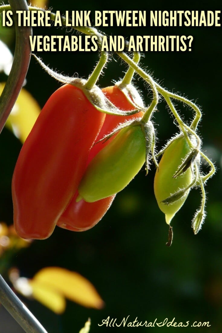 Is there a link between nightshade vegetables and arthritis? Or, is it just a myth? Let's take a look and see what the research has to say. | allnaturalideas.com