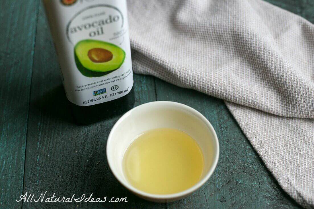 Avocado oil for hair and skin