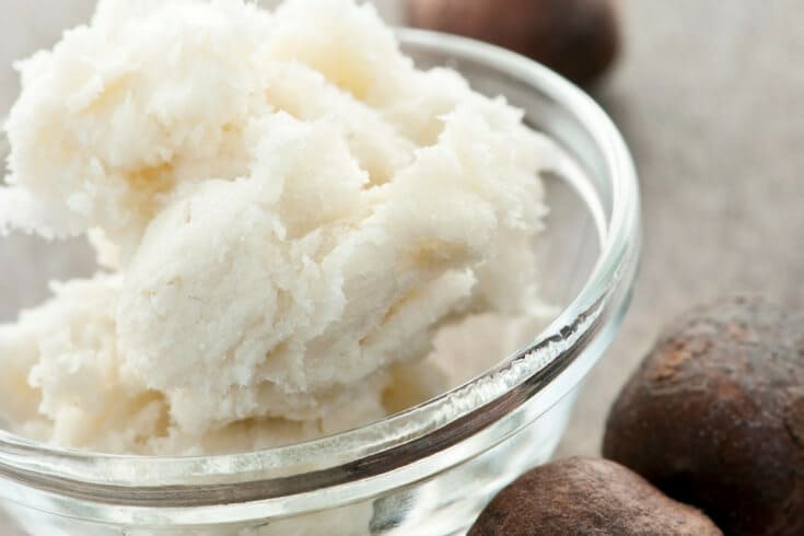 shea butter in bowl