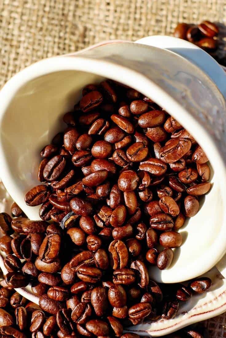 Coffee oil for skin benefits