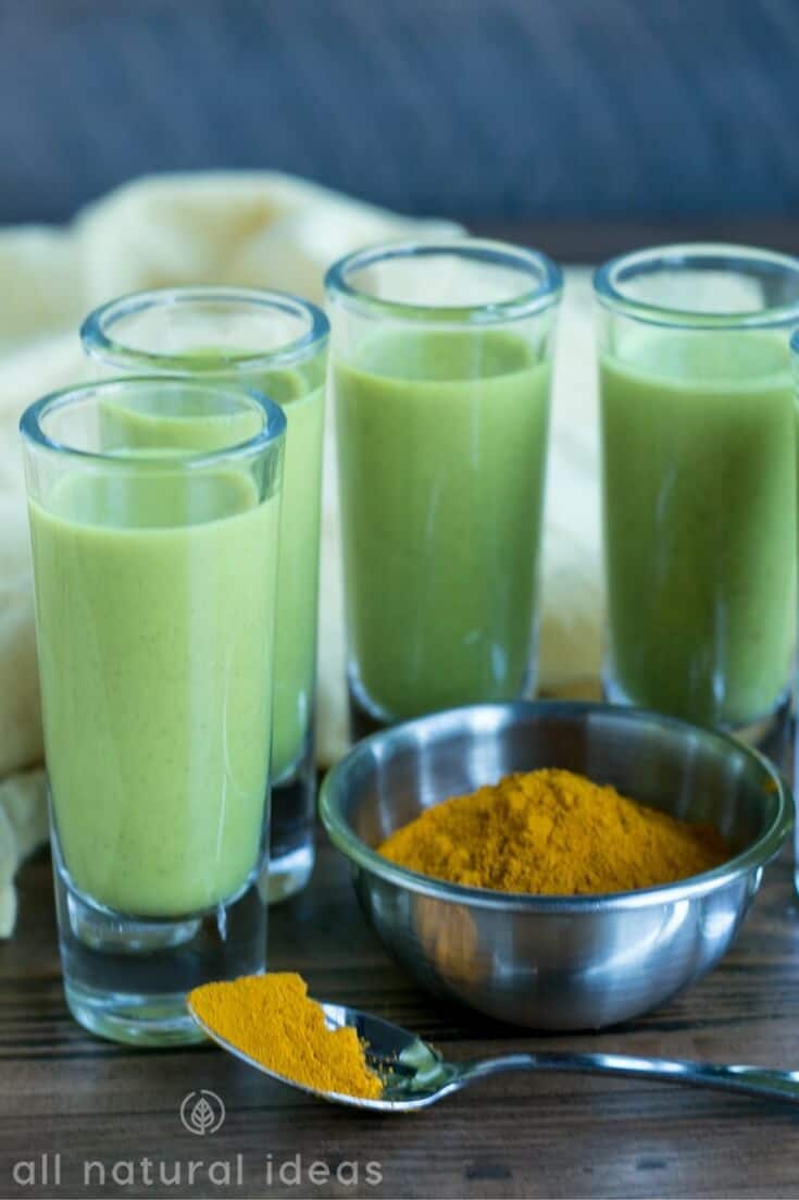 Turmeric shot recipe for health benefits