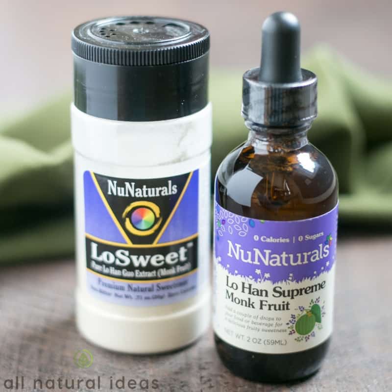 Monk fruit extract sweetener