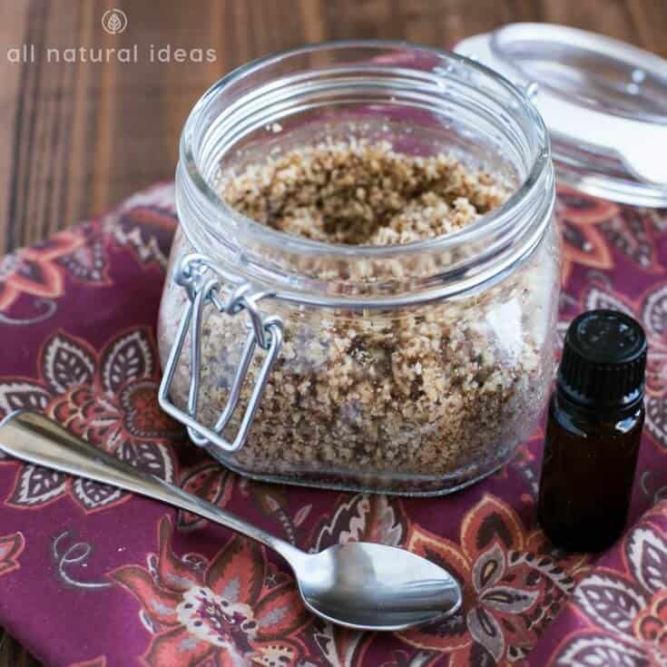 DIY almond facial scrub recipe