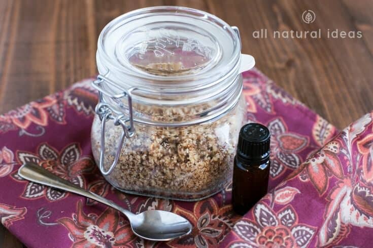 DIY almond facial scrub recipe