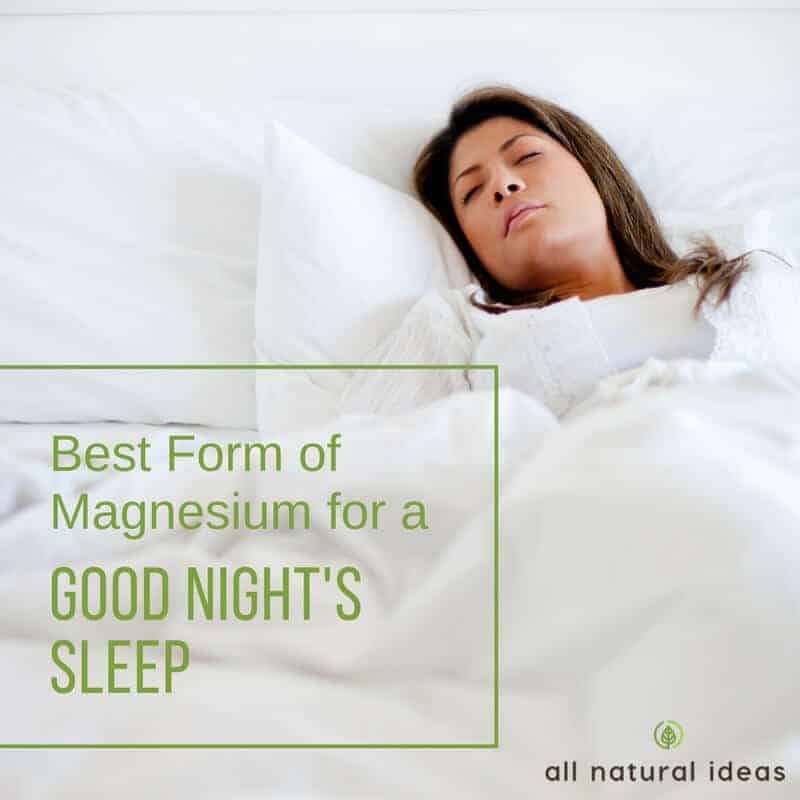 Best form of magnesium for sleep