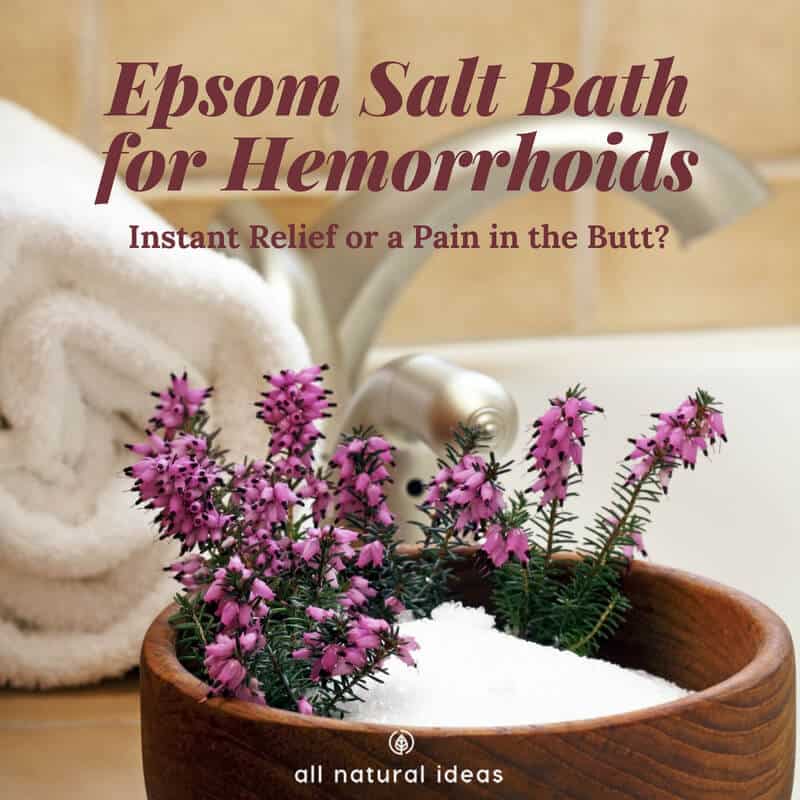 There are few things in life that are literally a pain in the butt. Hemorrhoids fit this bill. And if you’ve got one, sometimes using a cream isn’t enough. But there is a simple and satisfying home remedy: taking an epsom salt bath for hemorrhoids.