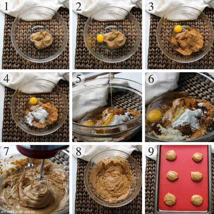steps to make almond cookies