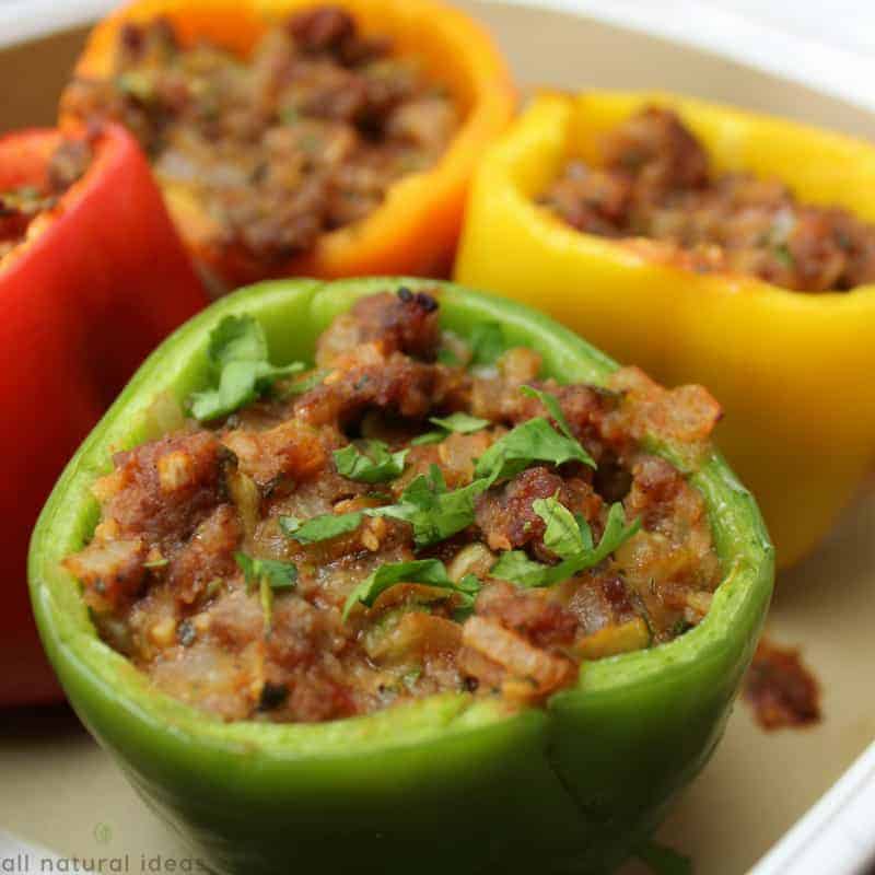 Easy Paleo Stuffed Peppers