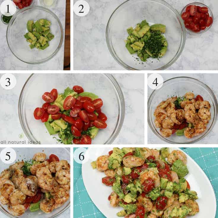 How to make a grilled Cajun shrimp and avocado salad