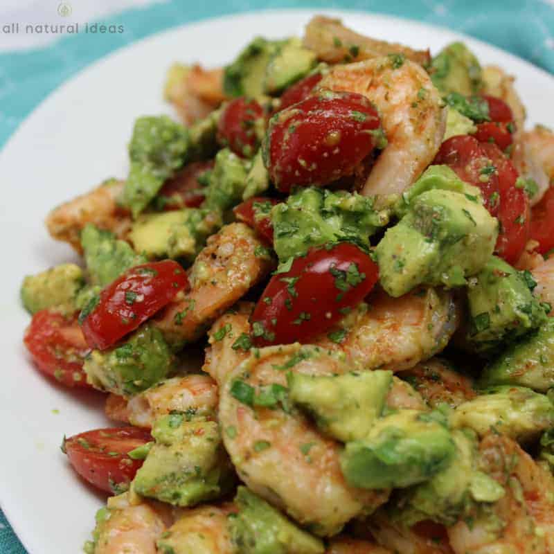 Grilled Cajun Shrimp and Avocado Salad