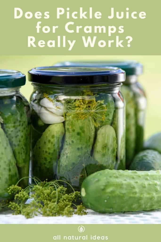 It might sound disgusting but drinking pickle juice for cramps may work. Or does it? 