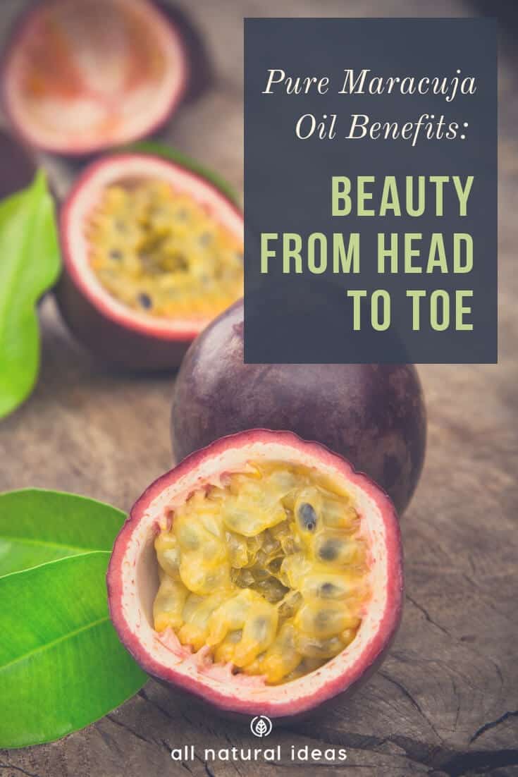 Pure maracuja oil benefits (passion fruit) include moisturizing skin, nourishing hair, reducing anxiety and promoting deeper sleep....