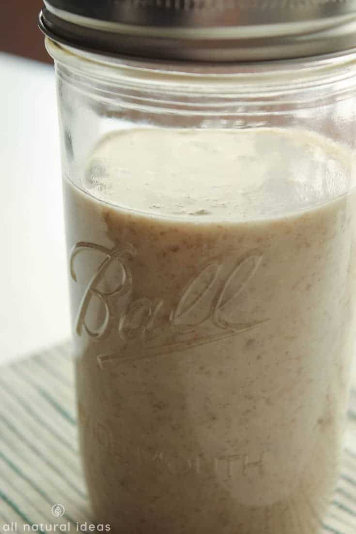 Homemade dairy free cream of mushroom soup in can